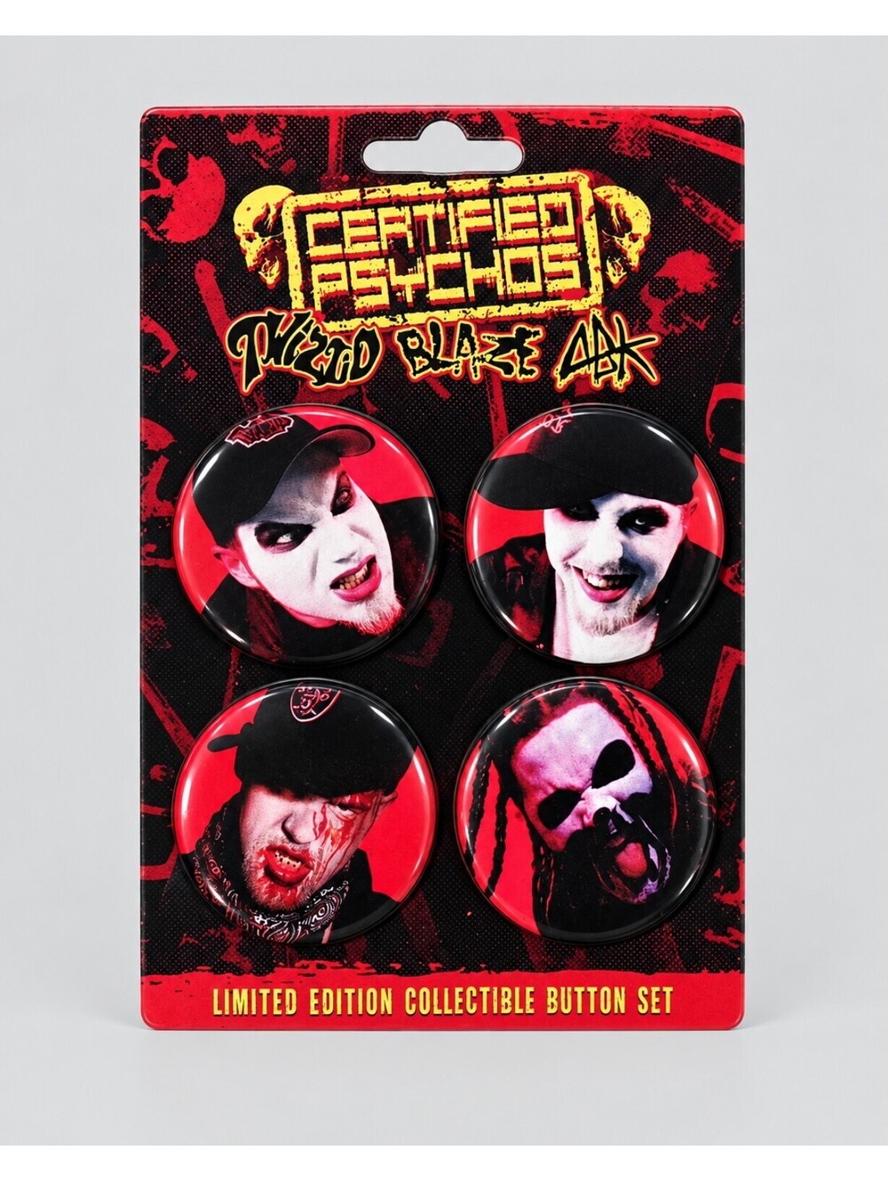 Certified Psychos VIP Button Set Twiztid Blaze ABK Sealed